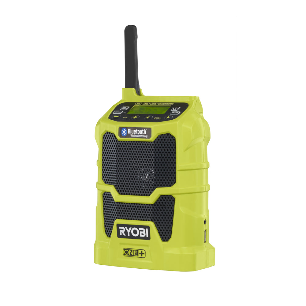 RYOBI 18V ONE+ 緊湊型收音機,採用藍牙無線技術 RYOBI 良明(美國)
