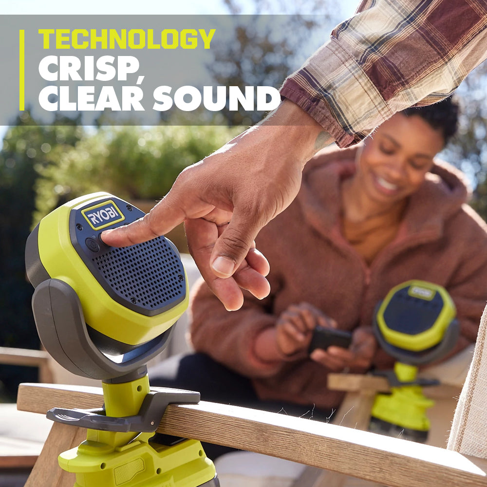 RYOBI 18V ONE+ VERSE™ 鉗形揚聲器(淨機) RYOBI 良明(美行)