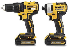 美版DeWalt DCK277C2 20V MAX 無刷電鑽/起子衝擊1.5AH*2組合套裝 DEWALT得偉(美行)