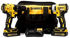 美版DeWalt DCK277C2 20V MAX 無刷電鑽/起子衝擊1.5AH*2組合套裝 DEWALT得偉(美行)