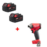 美沃奇MILWAUKEE M18 XC5.0 電池 2PK +2760-20 1/4" 六角起子批套裝 MILWAUKEE美沃奇(美行)