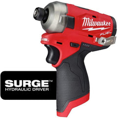 Milwaukee 美沃奇 2551-20 M12 FUEL SURGE 1/4 英吋(約 0.6 公分)無線六角液壓起子批/豐業五金 MILWAUKEE美沃奇(美行)