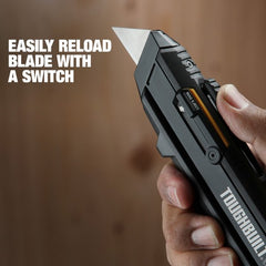 美國TOUGHBUILT RE-LOAD KNIFE BLADES INC 2X美工刀 + 2 個刀片彈匣(現貨) TOUGHBUILT