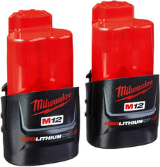 美行Milwaukee M12 fuel 2553 1/4 英吋(約 0.6 公分)六角衝擊起子雙電1.5AH套裝 MILWAUKEE美沃奇(美行)