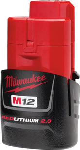 美版美沃奇Milwaukee M12 REDLITHIUM XC 擴展容量和緊湊型電池 1.5AH/2.0AH/4.0AH/6.0AH MILWAUKEE美沃奇(美行)