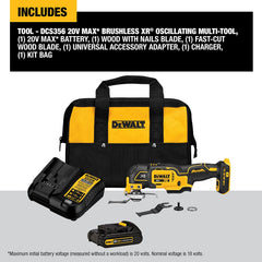 美行DeWalt新款 20V MAX XR® 3速無繩振盪多功能萬用寶工具套裝現貨 DEWALT得偉(美行)