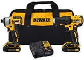 美版DeWalt DCK277C2 20V MAX 無刷電鑽/起子衝擊1.5AH*2組合套裝 DEWALT得偉(美行)