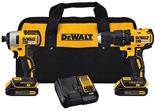 美版DeWalt DCK277C2 20V MAX 無刷電鑽/起子衝擊1.5AH*2組合套裝 DEWALT得偉(美行)
