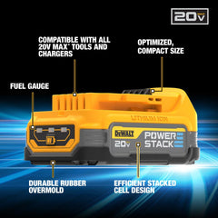 新款美行DEWALT 20V MAX POWERSTACK電池DCBP034(預購10-15日) DEWALT得偉(美行)
