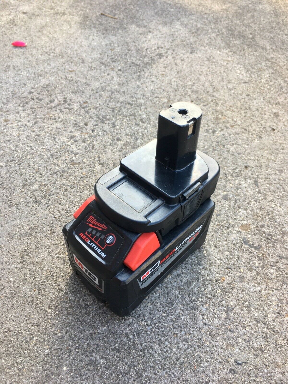 Ryobi 18v One電池轉插+for Milwaukee M18 18V for makita 18V Battery Adapter to Ryobi 18v One+ Works with Ryobi 18v One+ Tool RYOBI 良明(美國)