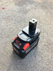 Ryobi 18v One電池轉插+for Milwaukee M18 18V for makita 18V Battery Adapter to Ryobi 18v One+ Works with Ryobi 18v One+ Tool RYOBI 良明(美國)