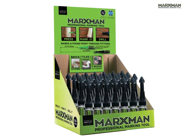 英國製Marxman MARXMANCDU30/BK MarXman 深孔專業打標工具筆(CDU of 30) 全球小五金&配件