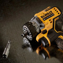 DEWALT DCD703D1 無刷無線緊湊型 5 合 1 電鑽電動螺絲起子 12V 鋰電動工具附電池充電器 DEWALT得偉(美行)