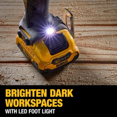 DEWALT DCD703D1 無刷無線緊湊型 5 合 1 電鑽電動螺絲起子 12V 鋰電動工具附電池充電器 DEWALT得偉(美行)