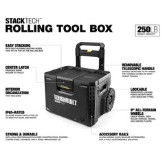 toughbuilt StackTech 捲動工具箱TB-B1-B-70R