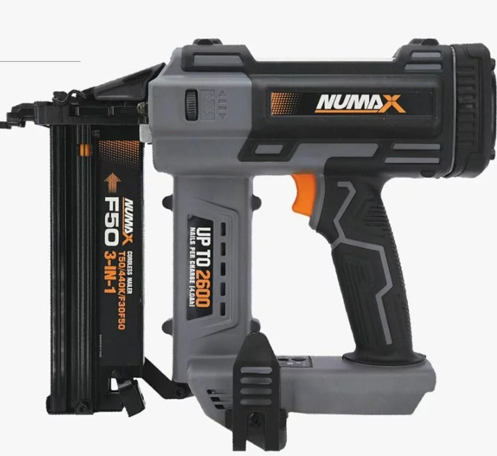 NUMAX 20V鋰電三合一釘槍(T50/F50/K40)可用牧田電(淨機)S20V231618 NUMAX