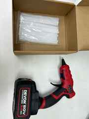 充電式鋰電池接口無線熱膠槍適用於DEVON 大有 20V 電池帶 30 支膠棒(淨機(無電池)) 鋰電池接口無線熱膠槍
