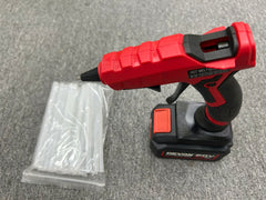 充電式鋰電池接口無線熱膠槍適用於DEVON 大有 20V 電池帶 30 支膠棒(淨機(無電池)) 鋰電池接口無線熱膠槍
