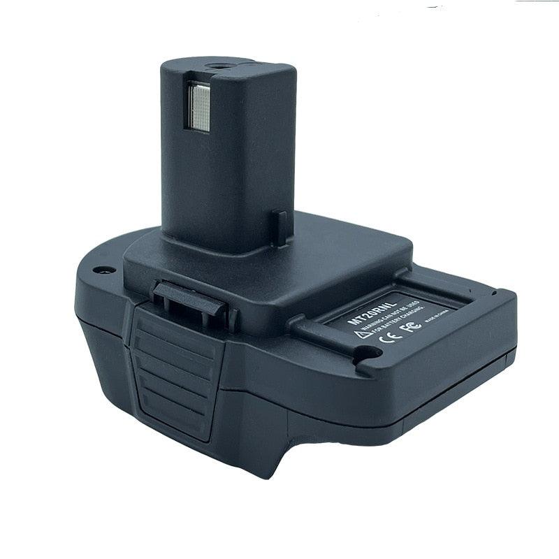 Ryobi 18v MT20RNL 電池轉換adapter,適用於牧田 18V 鋰離子電池,用於 Ryobi 18V 工具電池的轉換器 鑽咀及配件