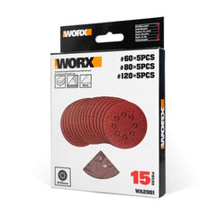 WORX WA2001 圓形砂紙套裝(WX820,WX822專用) WORX 威克士