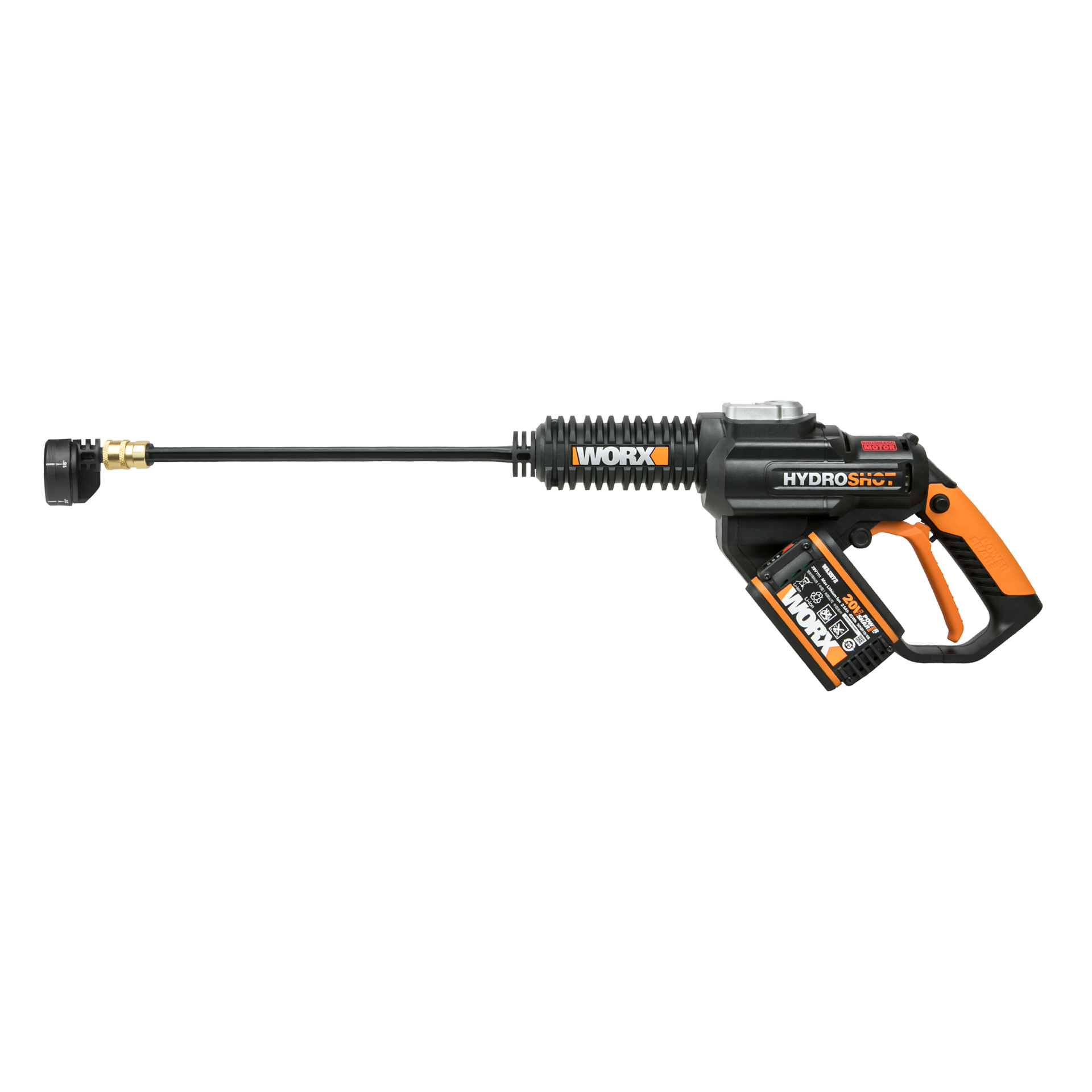 WORX 威克士 20V 吸塵機+高壓清洗機套裝 WG630E.5 + 電池轉插器 WA4601 + 吸塵吸水機 WU036【虎年優惠】 WORX 威克士