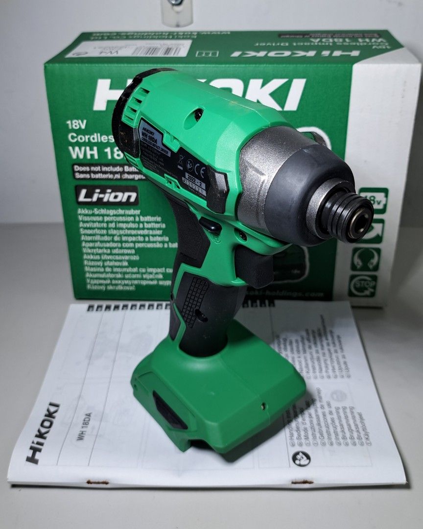 HiKOKI 18V 充電式衝擊起子 WH18DA(淨機）現貨限時購 HIKOKI