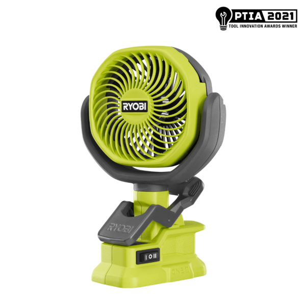 RYOBI 18V 便攜式風扇帶夾（淨機） RYOBI 良明（美行）