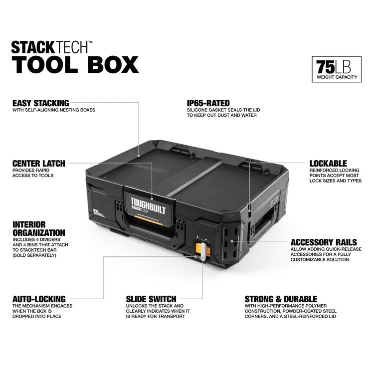 TOUGHBUILT Stack Tech 3 件式儲存系統工具箱套裝（現貨發售）限時優惠 TOUGHBUILT