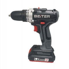 美國 BEITER 20V鋰電雙速衝擊電鑽套裝BC280-20V 2.0Ah 鋰電x2, 1.5A 充電器, 工具箱 美國 BEITER