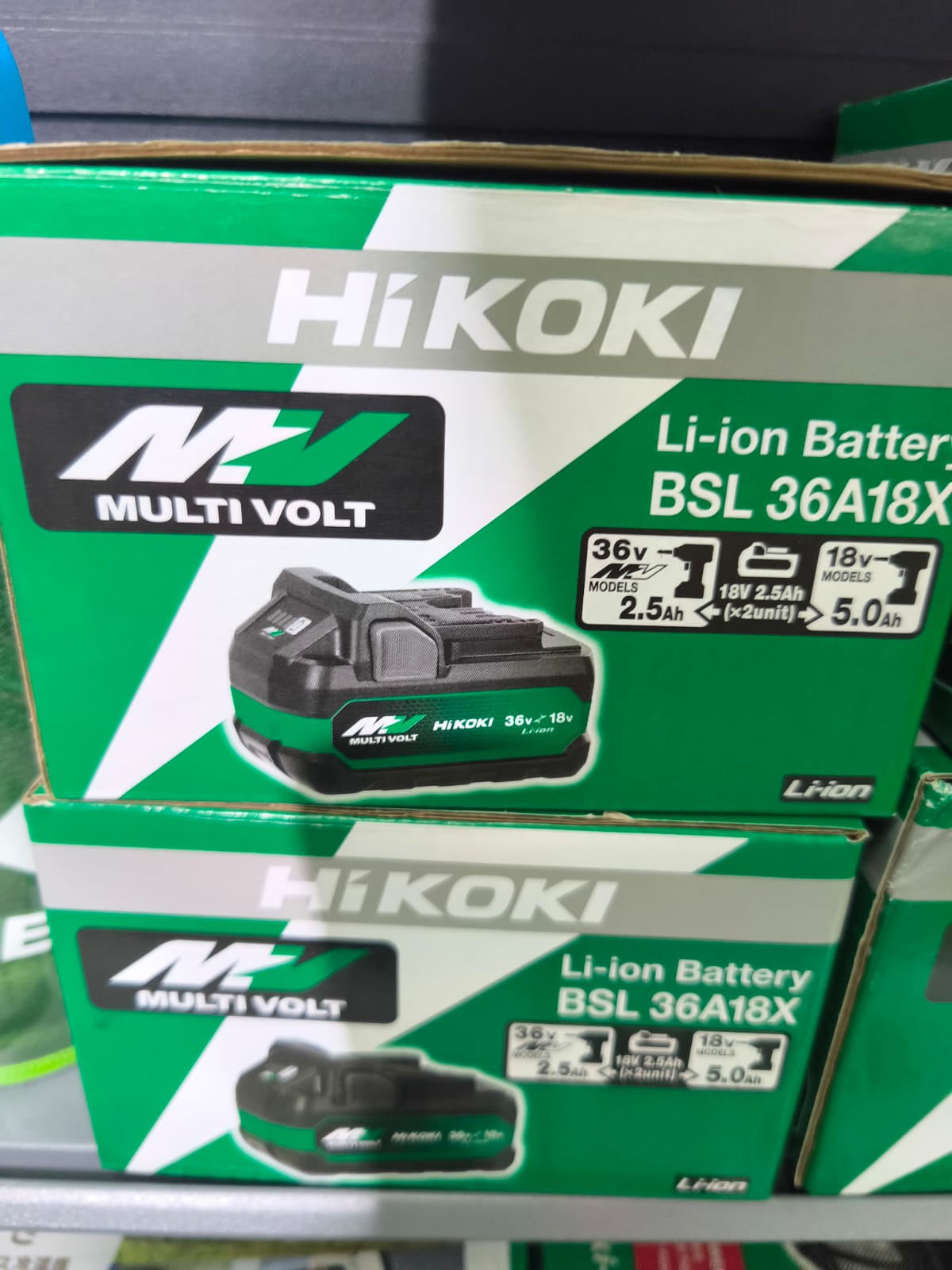 HIKOKI BSL36A18X 36V 多伏特電池 36V 2.5AH / 18V - 5.0AH 鋰離子 HIKOKI