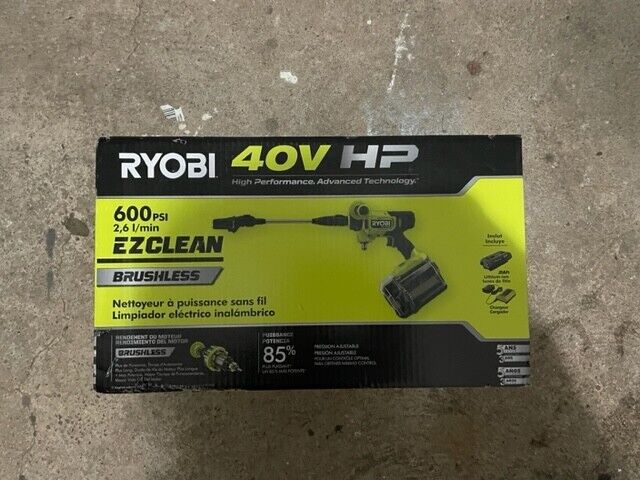 Ryobi 40V HP 600 psi EZ Clean Power Cleaner 無刷水槍套裝 Ryobi 40V