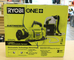 新款美國Ryobi 18V ONE+ 無繩靜電噴霧機 1 加侖+ 2.0 Ah*2電池充電器帶背包套裝（現貨） RYOBI 良明（美行）